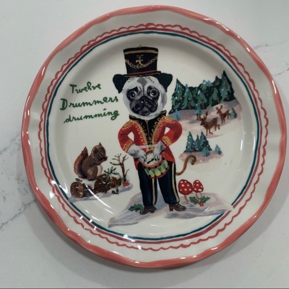 Twelve drummer drumming a plate for kerstin9638 - Picture 1 of 4